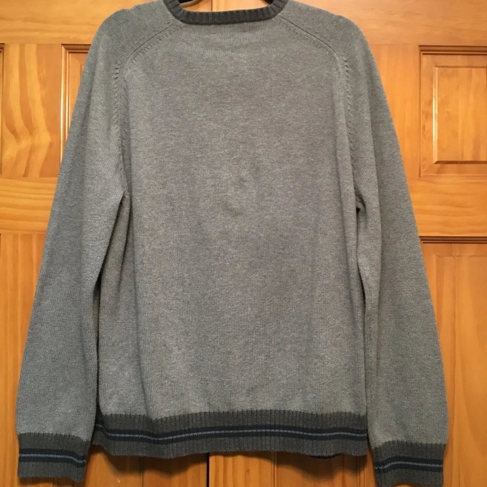 J. Crew Grey Cotton Sweater